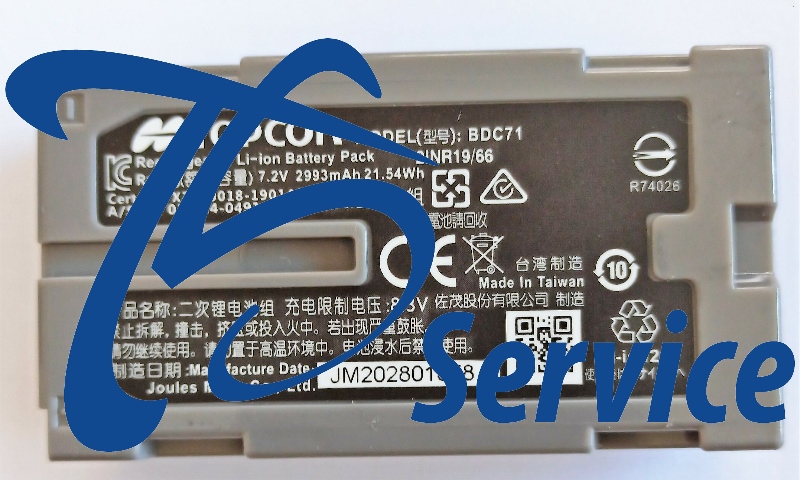 Batteria Topcon modello BDC-71_ts
